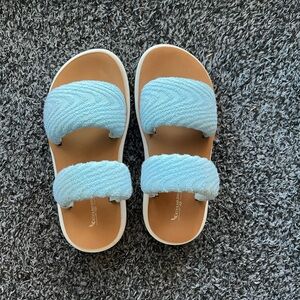 Koolaburra Sky Blue Double Strap Sandals